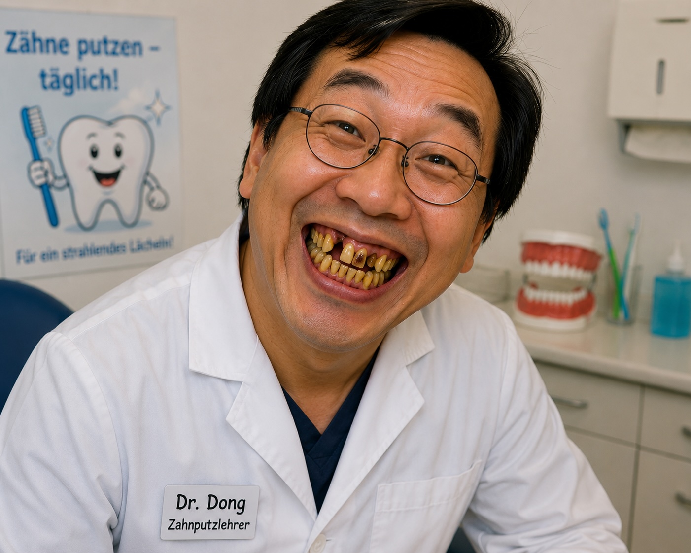 Dr. Dong, lächelnd